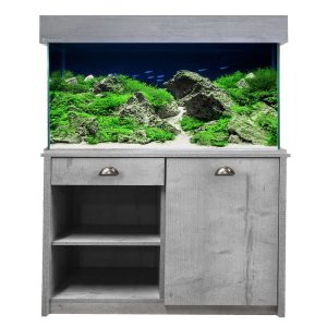Clearseal 48" Ambience Aquarium Set Grey Concrete