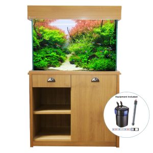 Clearseal 36" Ambience Aquarium Set Kendal Oak