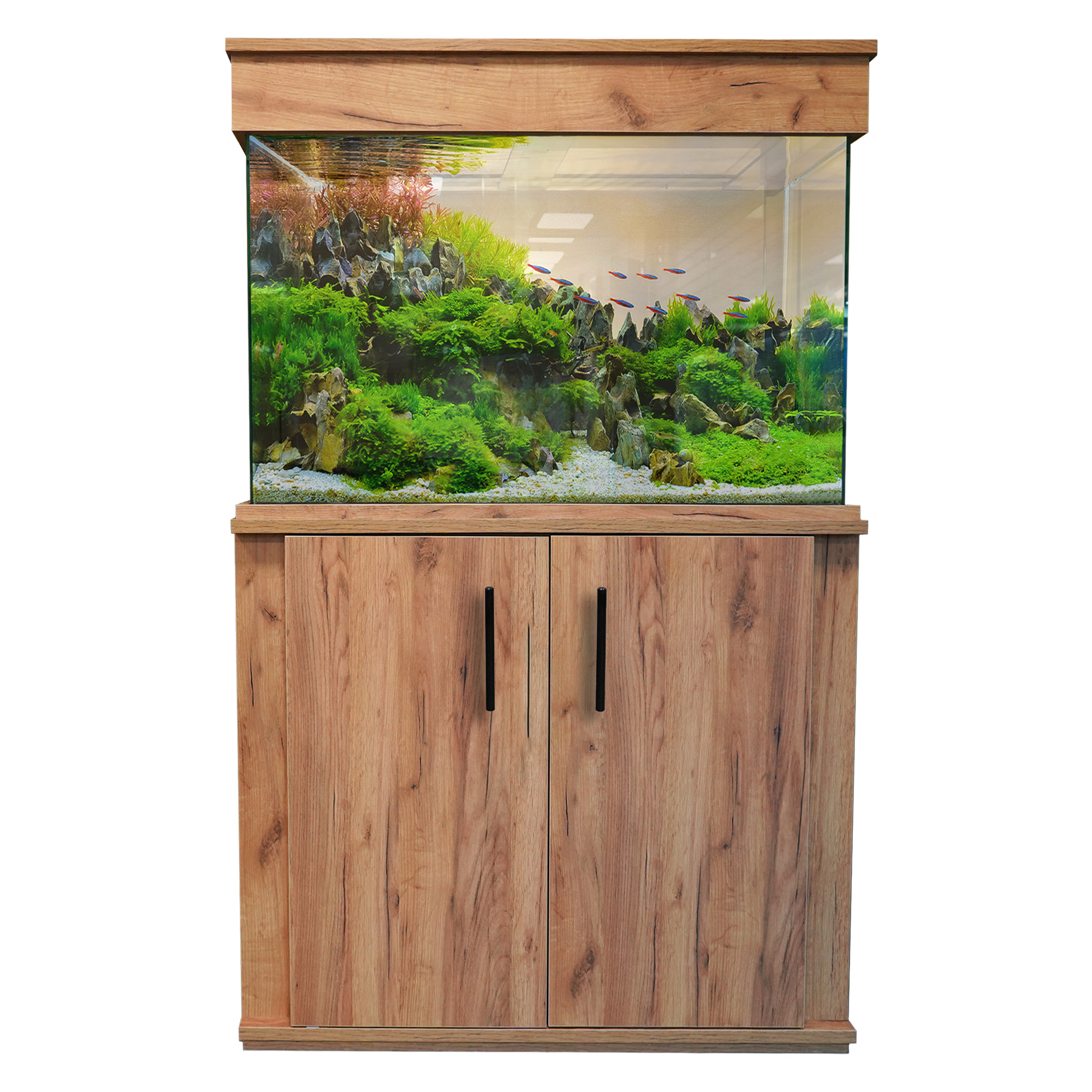 Clearseal Aura 160 Aquarium Set - Kendal Oak