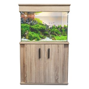 Clearseal Aura 160 Aquarium Set - Bardolino Oak